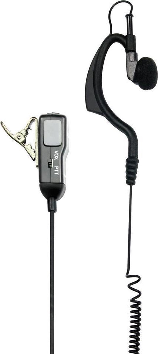 Midland MA21-SX Monauraal oorhaak Zwart