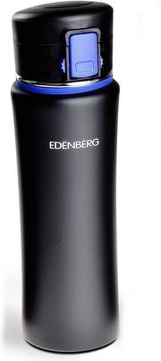 Edënbërg Thermosfles in RVS - Travel Mug - Thermos Beker - 480 ml - Blauw
