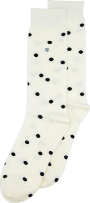 Alfredo Gonzales Sokken Matter Off White/Black