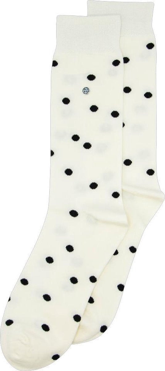 Alfredo Gonzales Sokken Matter Off White/Black