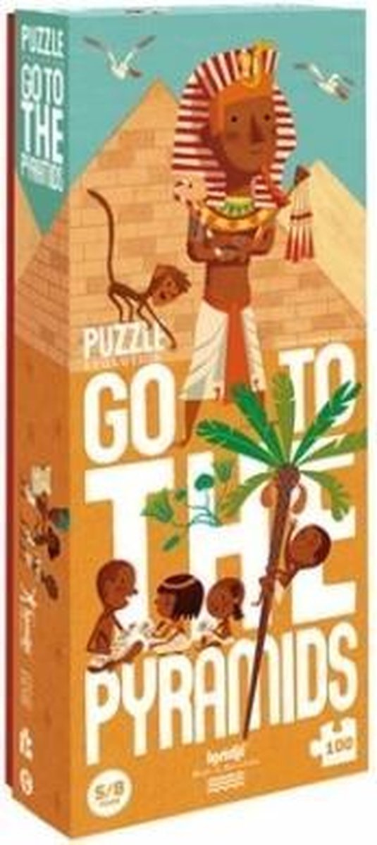 Go to the pyramids puzzel 5+ jaar - Londji