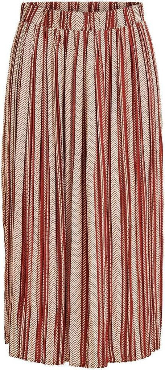 Visarla Nw Midi Skirt 14062848 Burnt Henna/brich Bl