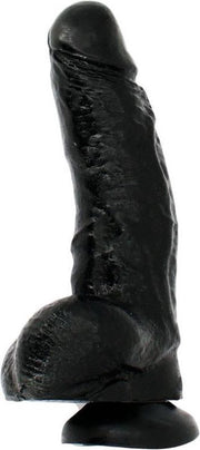 XXLTOYS - Jade - Large Dildo - Inbrenglengte 20 X 6 cm - Black - Uniek Design Realistische Dildo – Stevige Dildo – voor Diehards only - Made in Europe