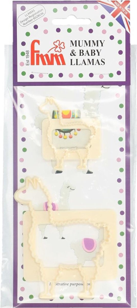 FMM Mummy & Baby Llama Cutter Set/2