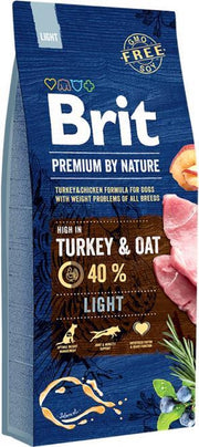Brit Premium by Nature hondenvoer Light 15 kg -  - 80009421