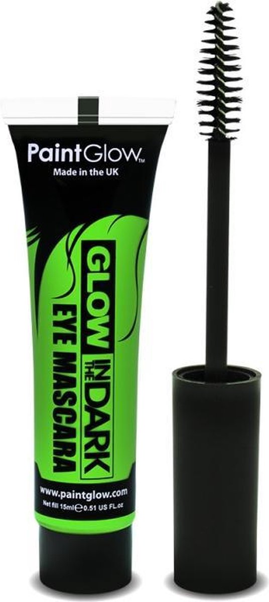 PaintGlow Glow in the dark mascara Groen