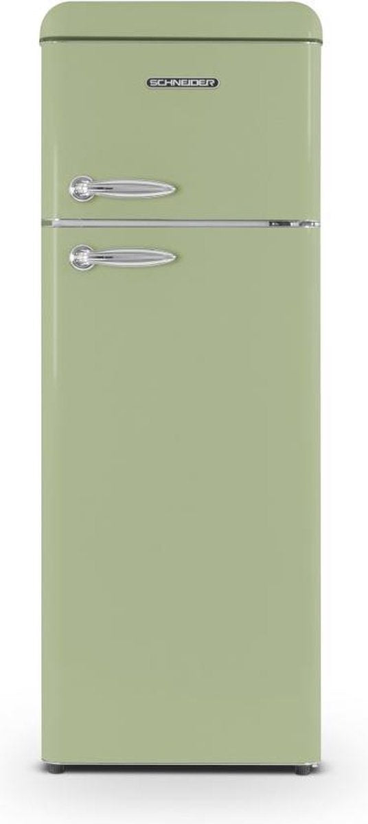 Schneider SCDD208VVA - Koelkast 2 deuren - Green Almond