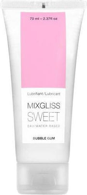 Mixgliss Water Lubricante Based Sweet Bubble Gum 70 ml