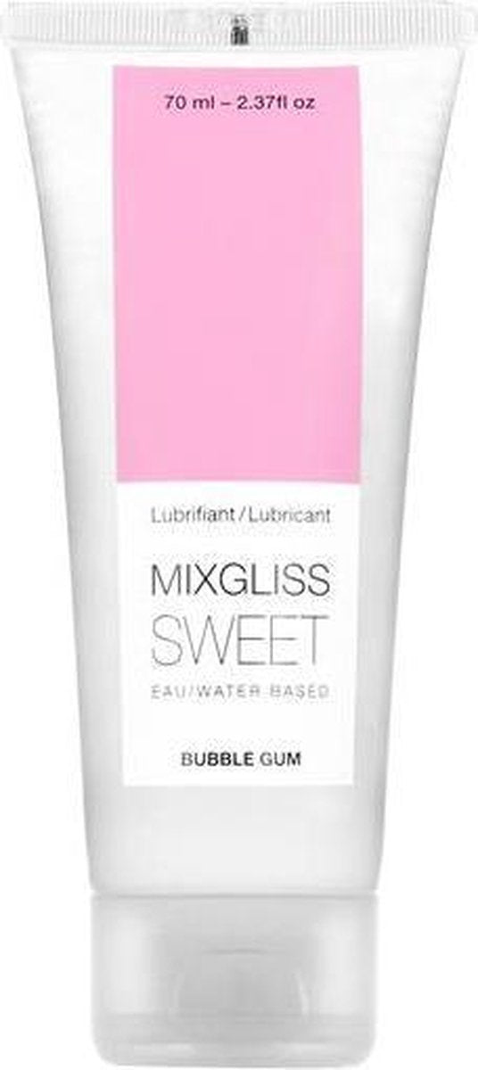 Mixgliss Water Lubricante Based Sweet Bubble Gum 70 ml