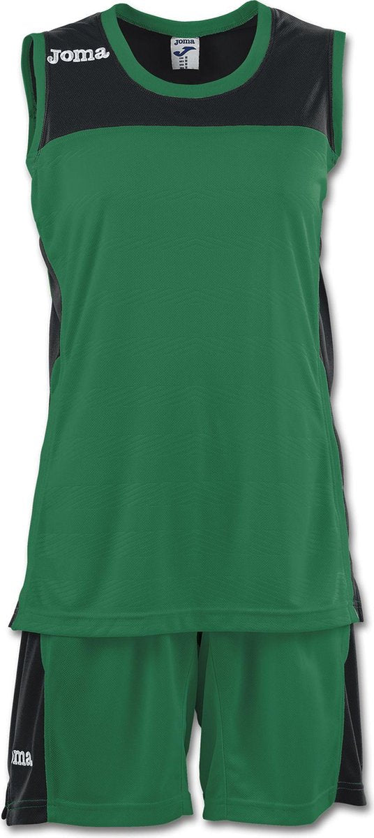 Joma Space II Basketbalset Dames - Groen / Zwart | Maat: L