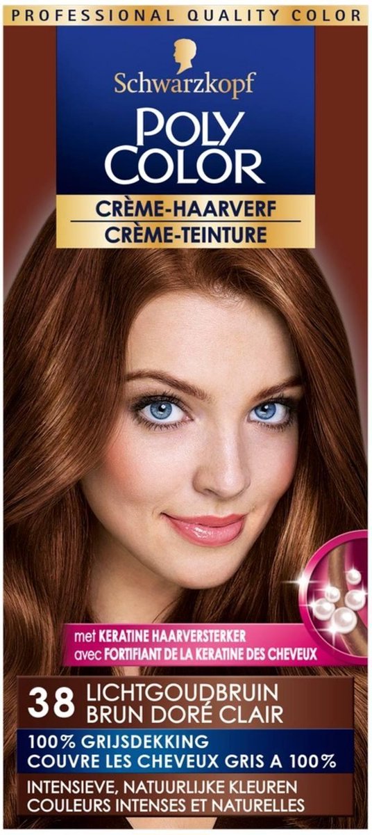 POLY Color Creme Haarverf 38 - Lichtgoudbruin