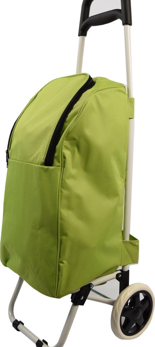 Boodschappen trolley koeltas rood 25 liter - Koeltas trolley 92 x 34