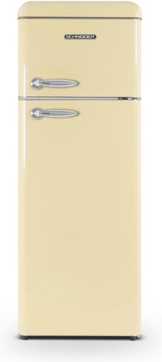 Schneider SCDD208VCR - Koelkast 2 deuren - Cream