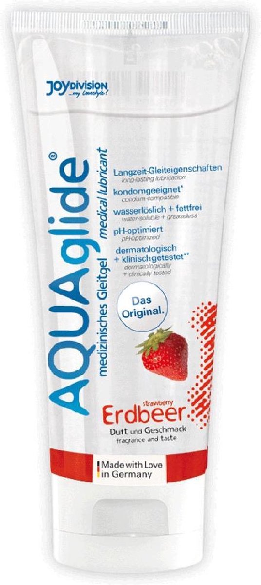 Aquaglide Strawberry - 100 ml - Glijmiddel