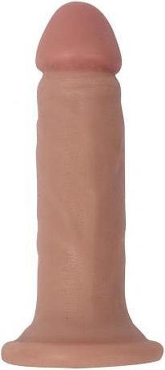 Realistische Dildo met Zuignap - Ook voor anaal gebruik - Met sterke zuignap - 17cm