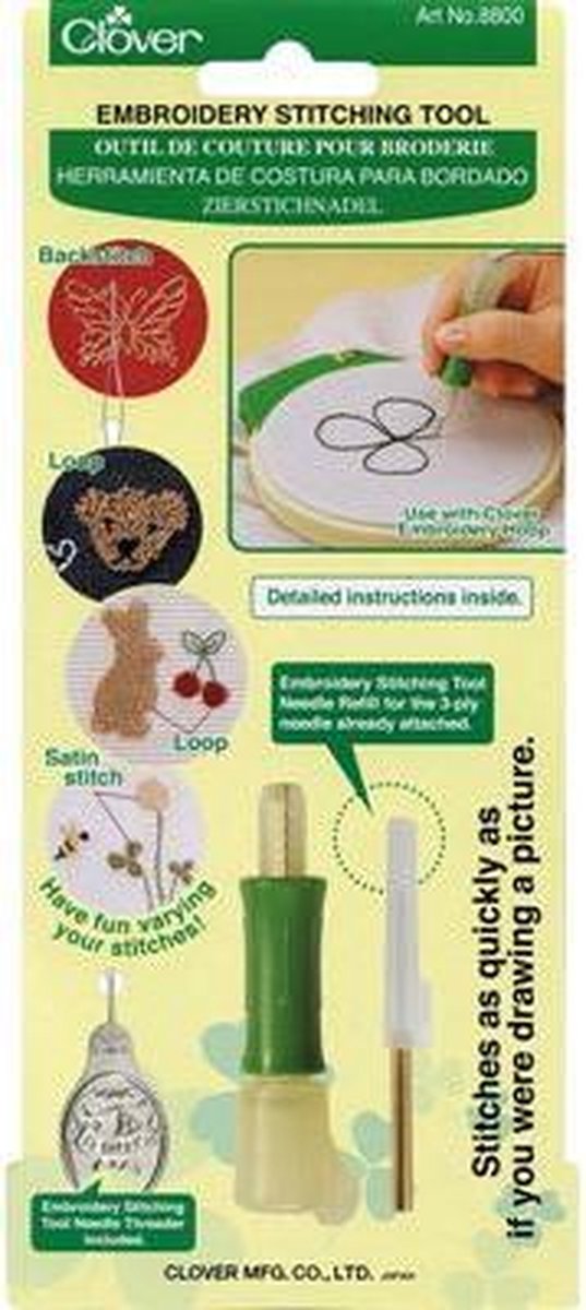 Clover - Punch Needle  - Embroidery Stitching Tool