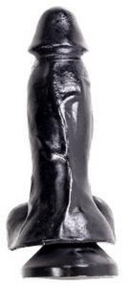 XXLTOYS - Joey - Dildo - inbrenglengte 17 X 5 cm - Black - Made in Europe