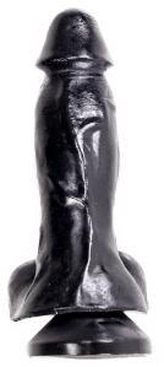 XXLTOYS - Joey - Dildo - inbrenglengte 17 X 5 cm - Black - Made in Europe