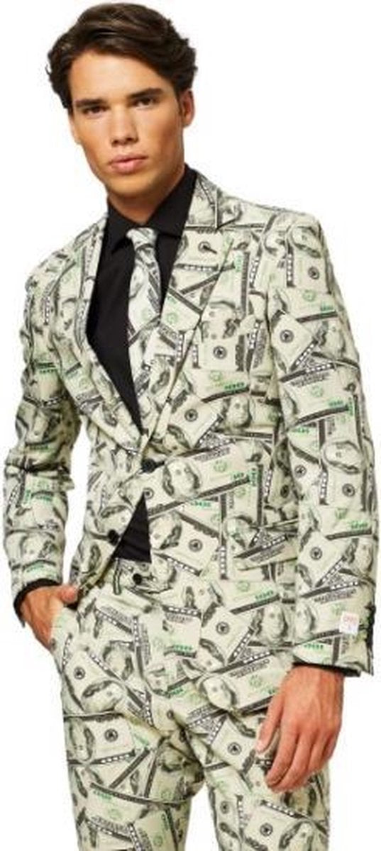OppoSuits Cashanova - Mannen Kostuum - Gekleurd - Carnaval - Maat 60