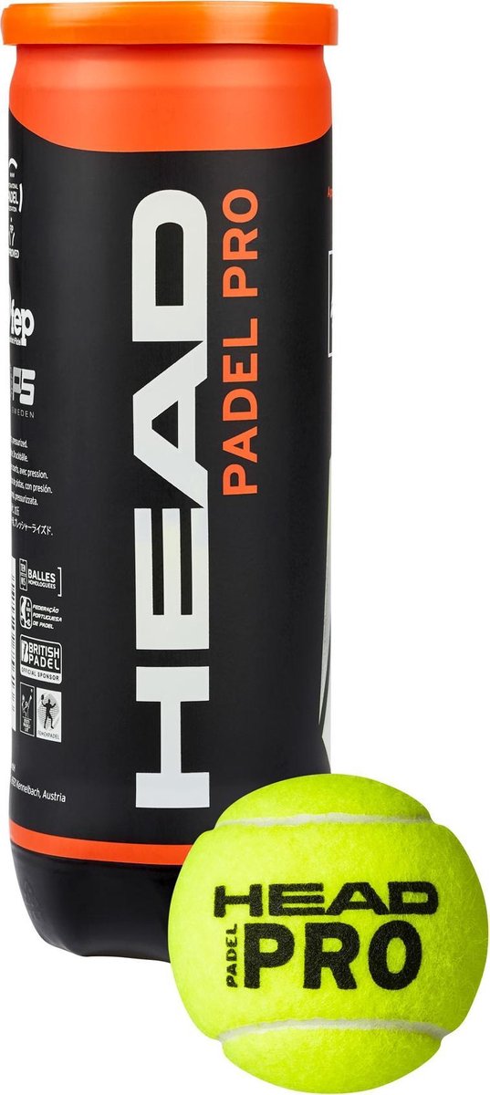 HEAD - PADELBALLEN PRO GEEL