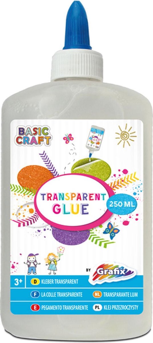 Transparant hobby lijm - knutselen | 250ML - knutselen voor jongens - knutselen voor meisjes