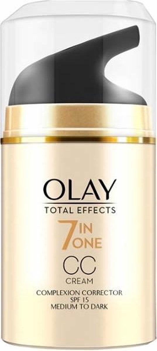 Olay Total Effects 7 in 1 CC Cream Complexion Corrector Spf15 Medium To Dark 50ml