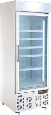 Polar display vriezer met lichtkoof 412ltr