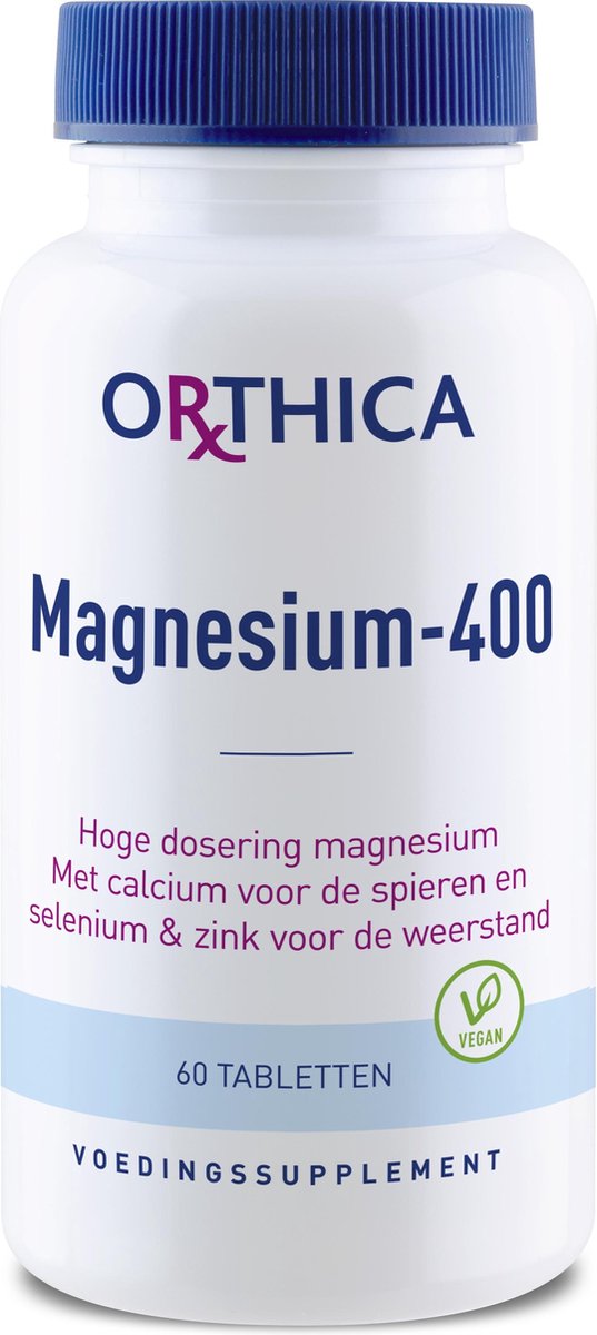 Orthica Magnesium 400 (Voedingssupplement) - 60 tabletten