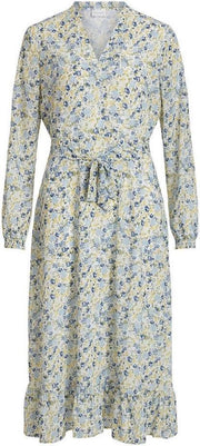 Vijemo L/s Midi Dress/su/pb 14062611 Cloud Dancer/w.rose Pr