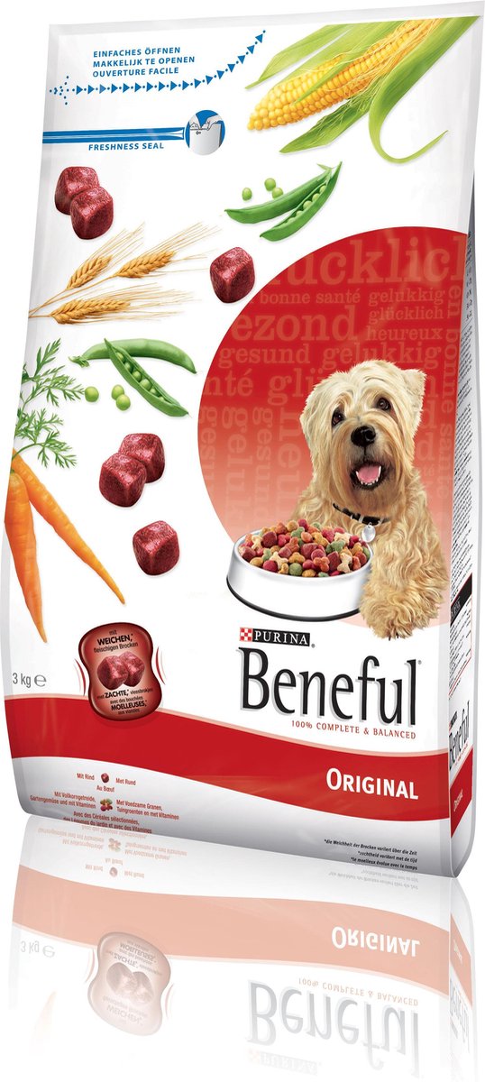 Beneful Original - Rund/Groente - Hondenvoer - 3 kg