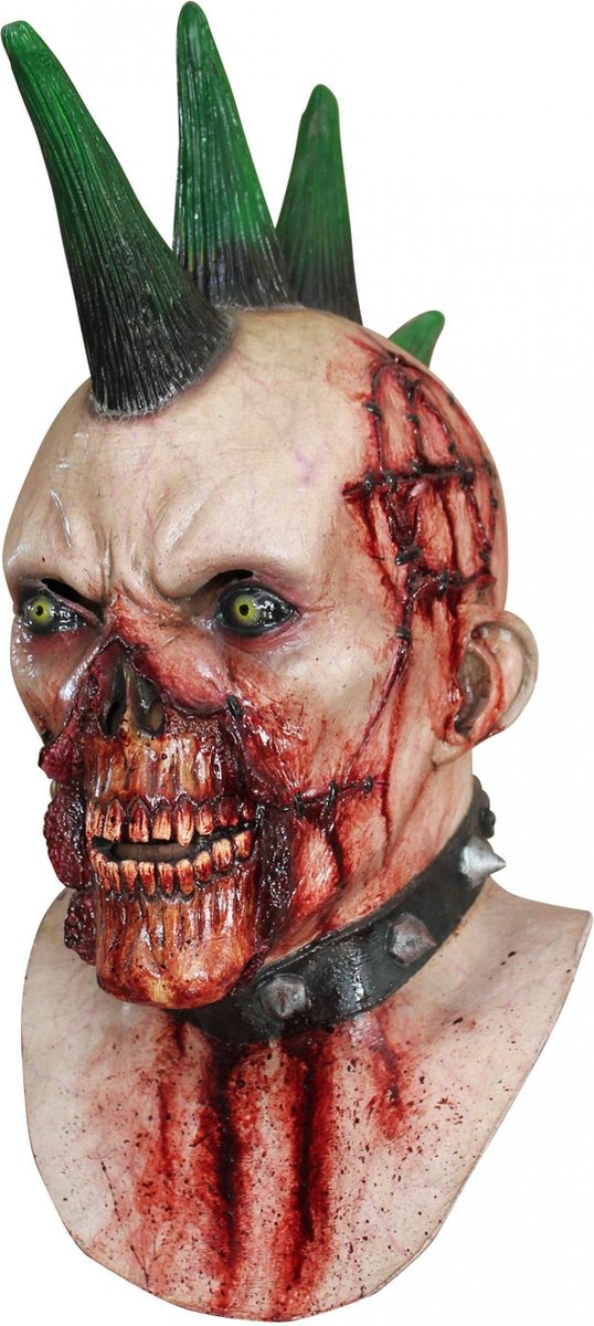 "Bebloed punkmasker voor volwassenen Halloween - Verkleedmasker - One size"