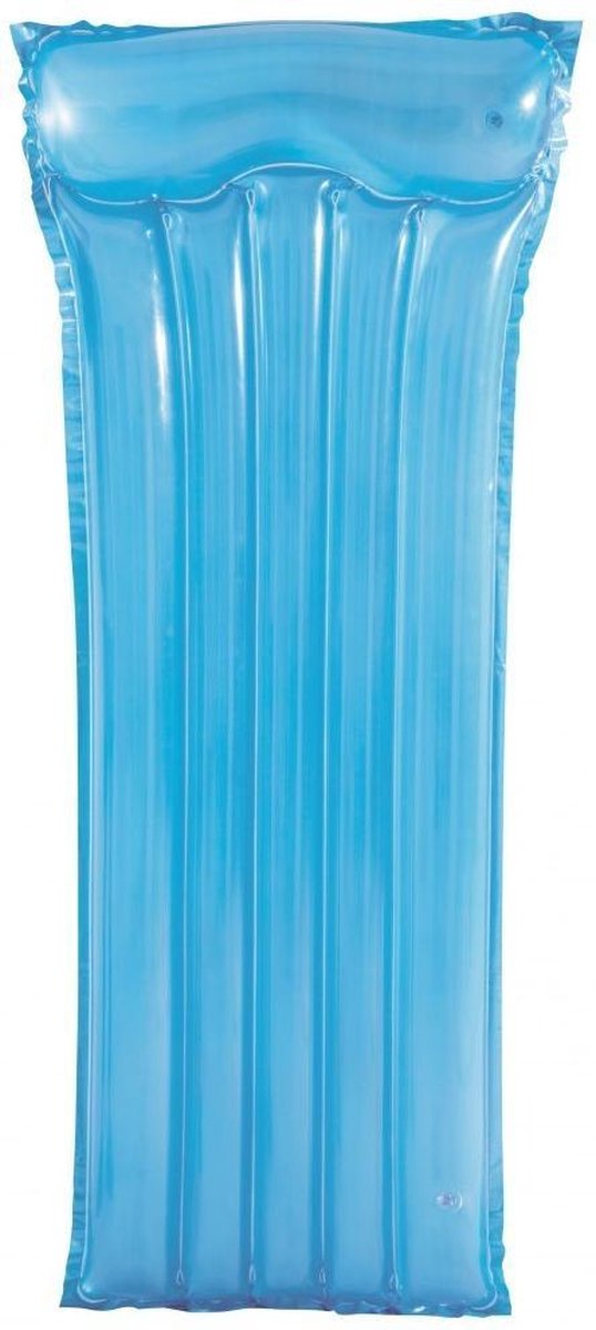 Kleurrijke transparante strandmatras 183  /  76 cm BESTWAY Blue