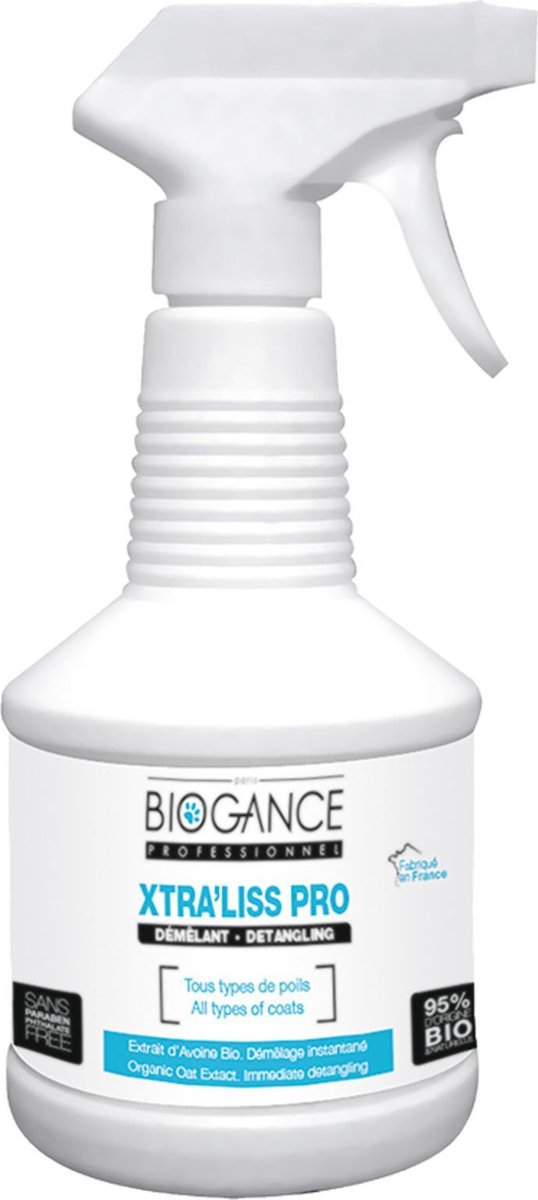 Biogance xtra liss pro hond ontklitter spray 500ml