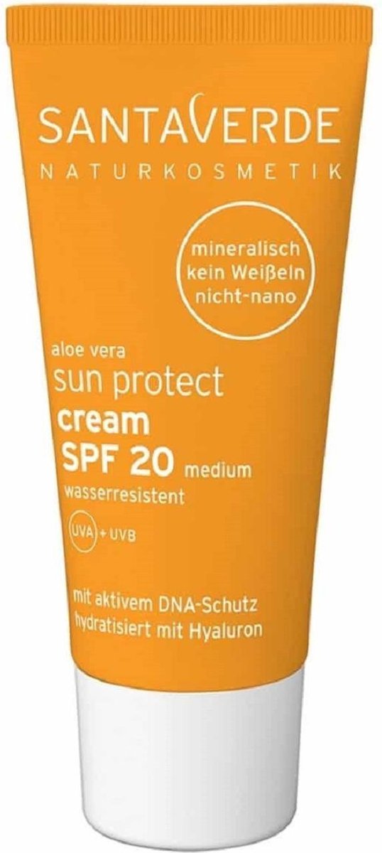Aloe Vera Vegan Sun Protect Cream Spf20 (50 Ml)