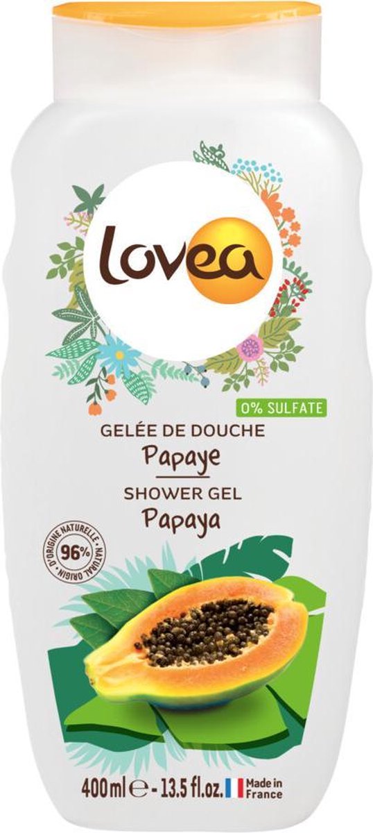 Lovea Sulfaatvrije Douchegel Hibiscus 400 ml