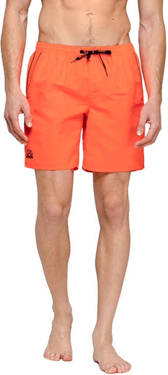 Sundek Zwembroek - Maat S  - Mannen - oranje/zwart