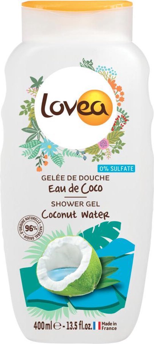 Lovea Sulfaatvrije Douchegel Kokos 400 ml