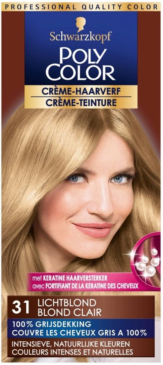 Poly haircolor creme 31 - licht blond