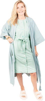 Tjar kimono - mint - maat XXL - kleding - unisex - badjas