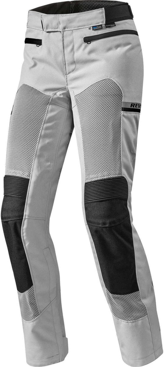 REV'IT! Tornado 2 Ladies Silver Standard Textile Motorcycle Pants 42