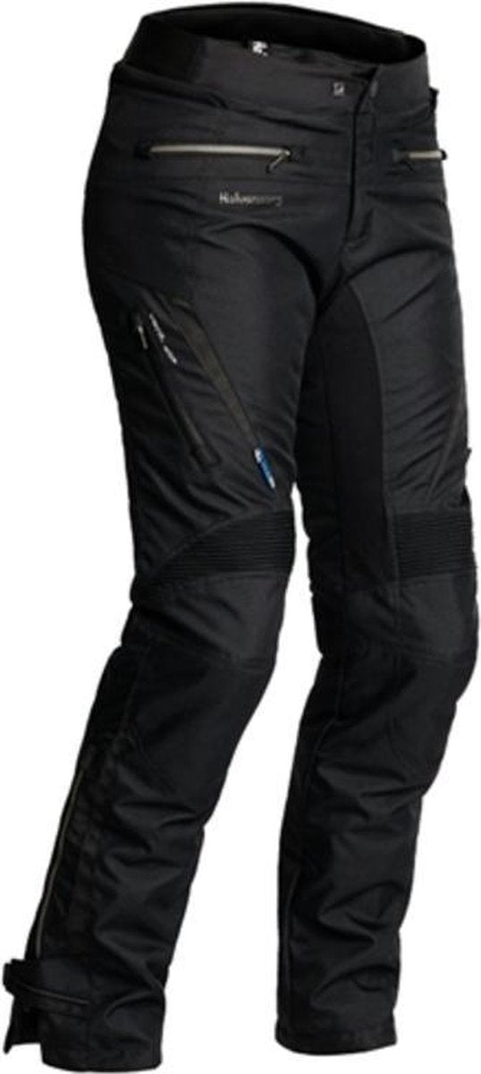 Halvarssons textiel motorbroek W-Pants Lady zwart Short Leg 46