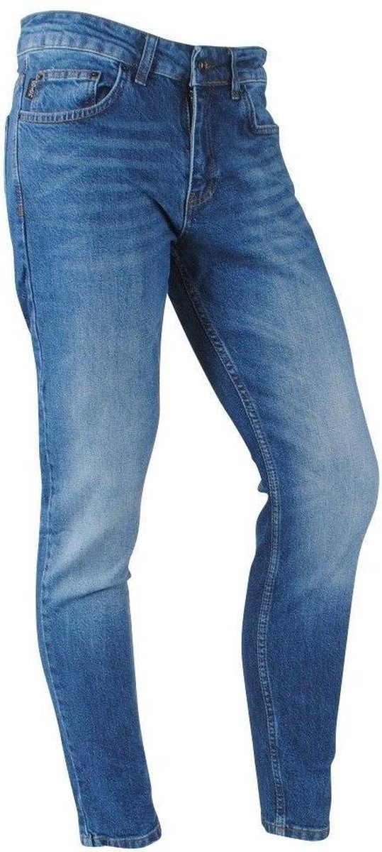 Catch - Heren Jeans - White Wash - Stretch - Lengte 32 - Denim