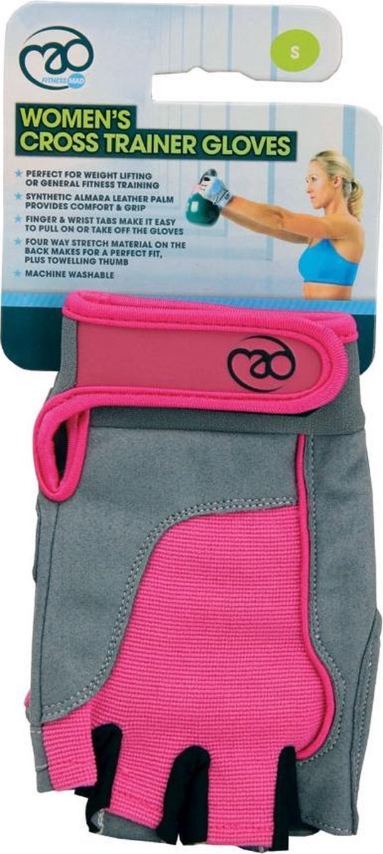 MADFitness - Hardloophandschoen dames  - Paar - Small - Roze