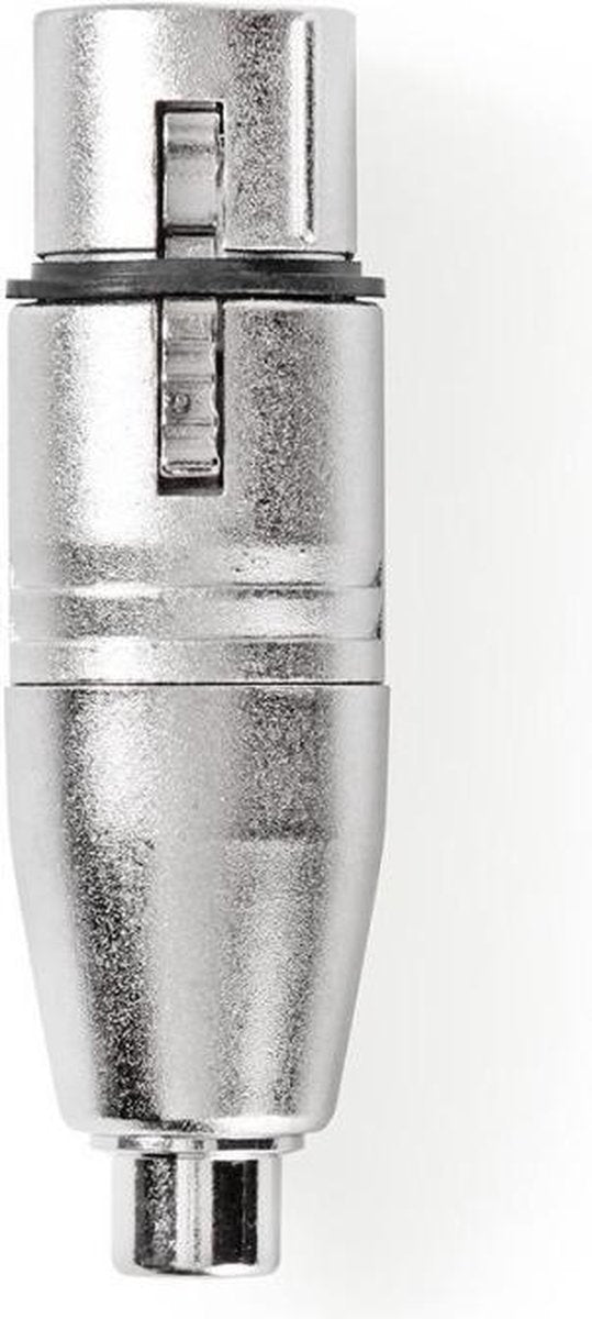 XLR-Adapter | XLR 3-pins female + RCA female | 10 stuks | Metaal