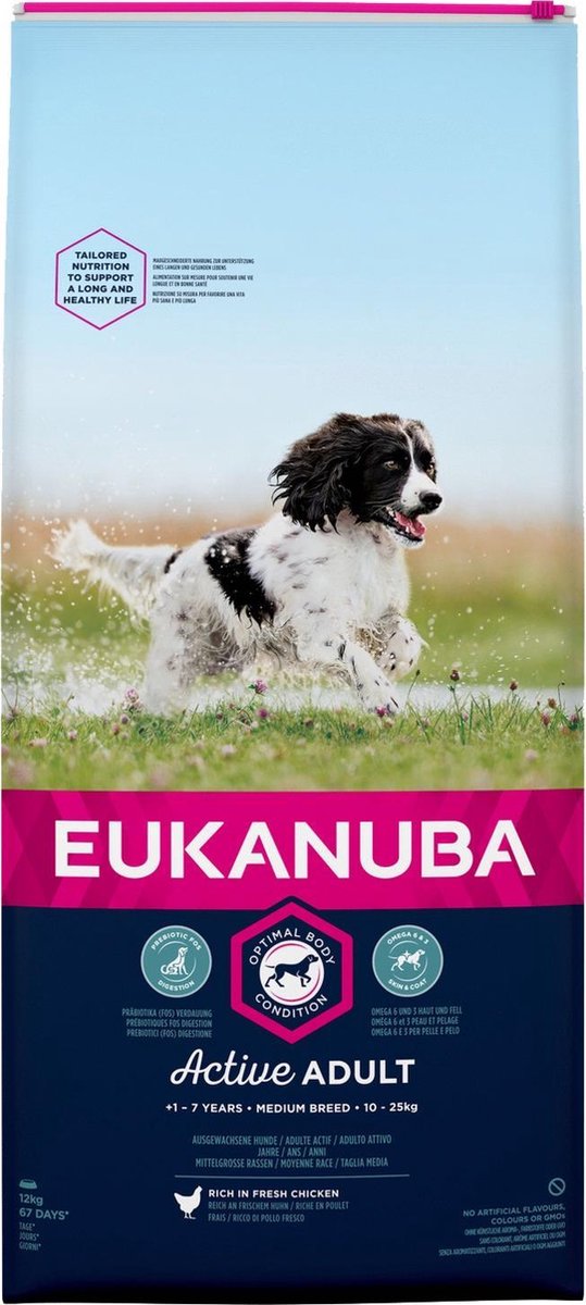 Eukanuba Dog Adult - Medium - Kip - Hondenvoer - 3 kg