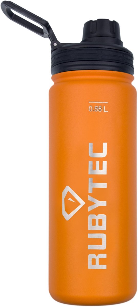RUBYTEC Shira Cool Drinkfles - 550 Ml - Oranje