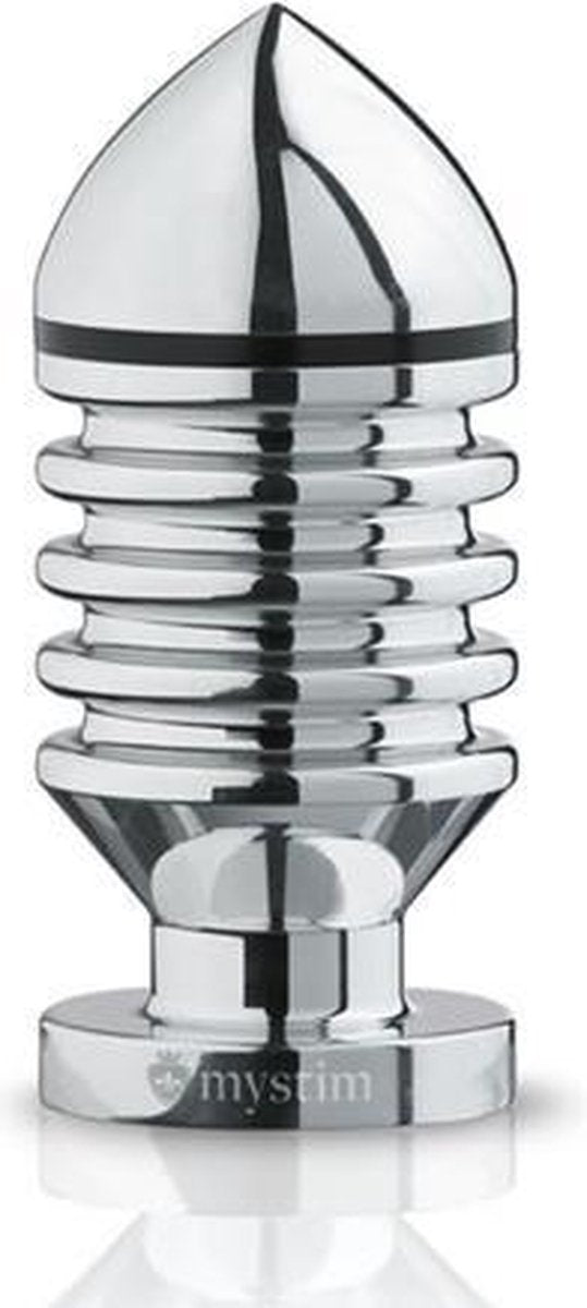 Hector Helix L E-Stim Buttplug - BDSM - Electro Sex - Zilver - Discreet verpakt en bezorgd