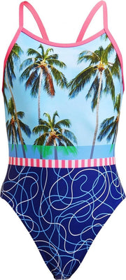 Lunchtime Dip Single strap one piece - Meisjes | Funkita