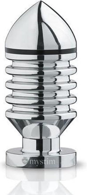 Hector Helix L E-Stim Buttplug - Mystim - Zilver - Electro Sex
