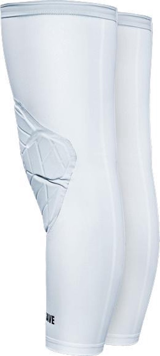 BLINDSAVE Kneepads White - 2XL | Kniebeschermers | Basketbal | Handbal